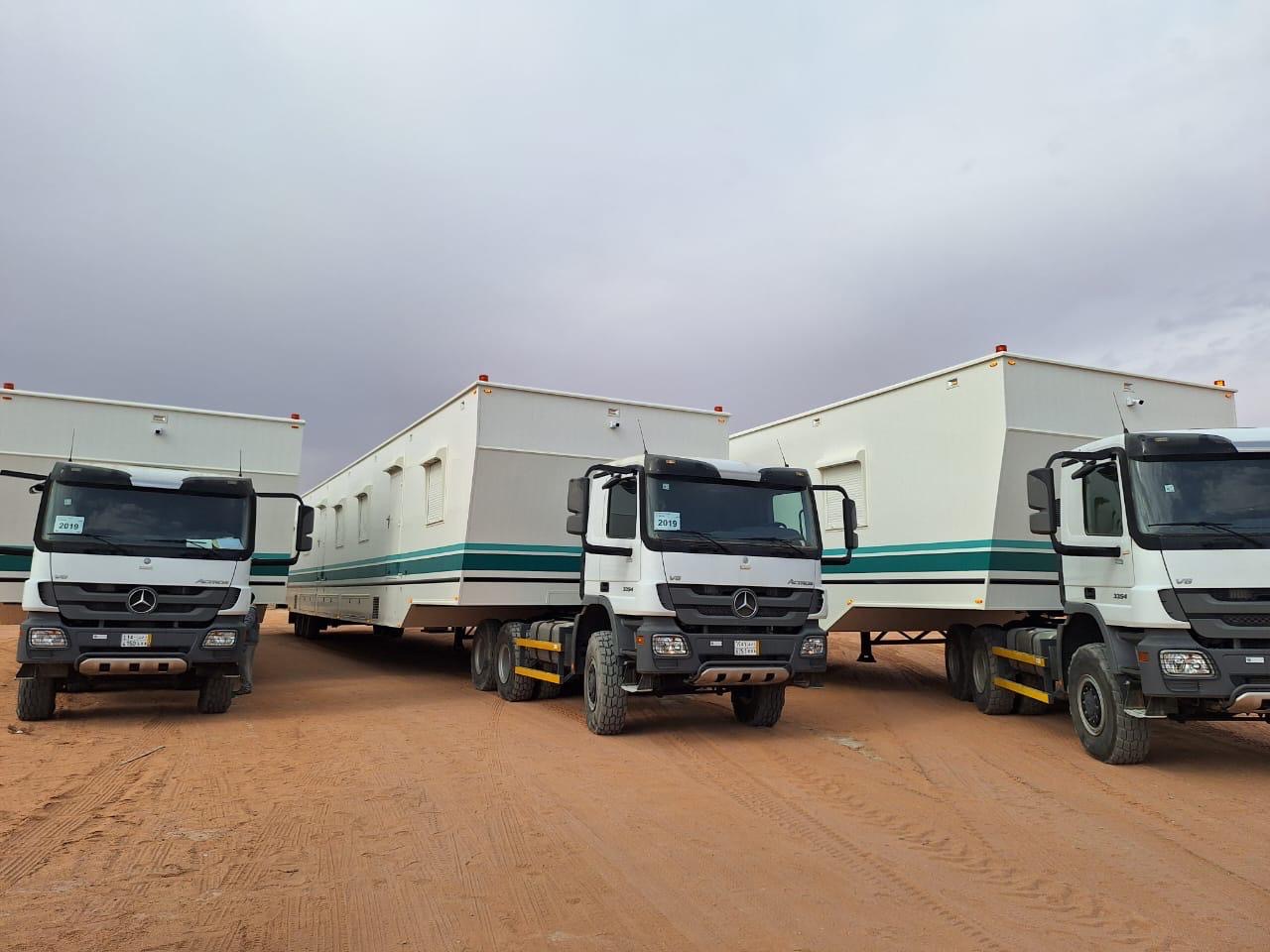 Our caravans in the desert
